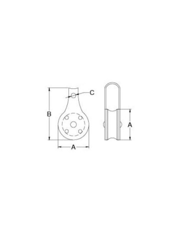 ROLDANA 10MM (N45 10 090) 300KG.