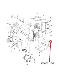 RTU46 FIJACION DEL SOPORTE(IZQUIERDO)
