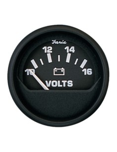 VOLTIMETRO FARIA NEGRO 10-16V (12821)