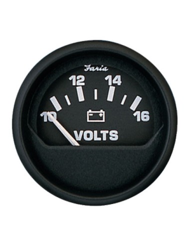 VOLTIMETRO FARIA NEGRO 10-16V (12821)