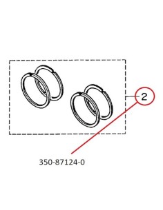 RTE66 JG. ANILLOS PISTON STD