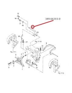 RTR74 PALANCA DE BLOQUEO