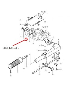 RTU72 TAPON MANILLAR DE DIRECCION