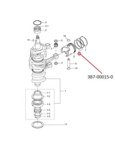 RTH25 ANILLO PISTION 2ND