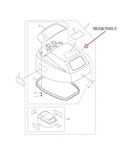 RTZ70 TAPA MOTOR 4T 9.9/15/20HP