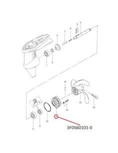 RTF82 CARCAZA EJE HELICE