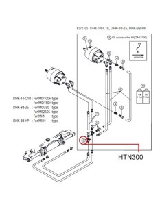 TE FITTING 3/8 (HTN300)