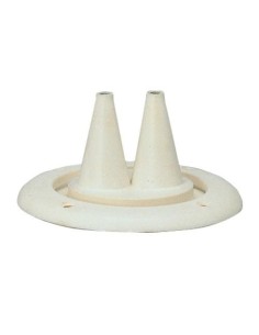 PASACABLES BLANCO 4 PULG. R3W 2 SALIDAS