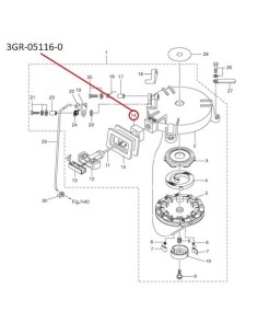 RTZ187 BASE SELLO TAPA MOTOR