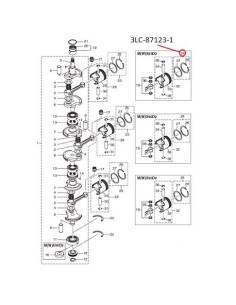 RTU92 JUEGO ANILLOS PISTON MX 18E2