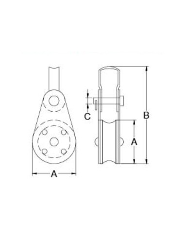 ROLDANA 8MM (N45 08 045) 150KG.