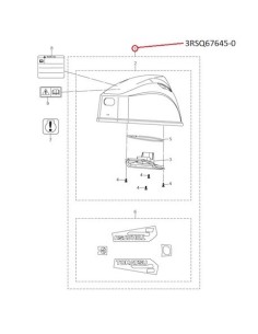 RTZ189 TAPA MOTOR 9.9/15/20 HP MFS