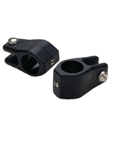 Abrazadera tubo 3/4 Negro (Lan50-76131) (C235)