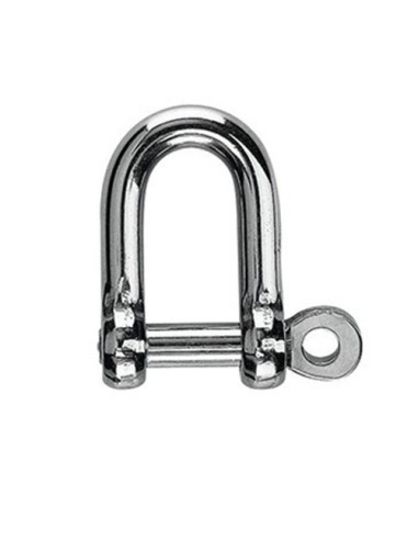 Grillete inox corto imperdible 4mm (16738)