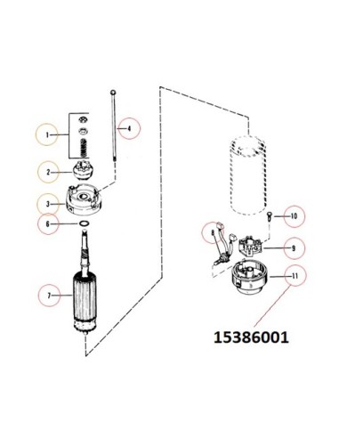 Tapa porta carbones motor F/B