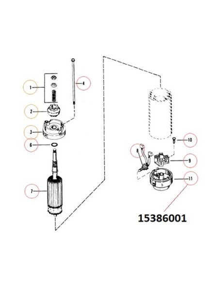 Tapa porta carbones motor F/B