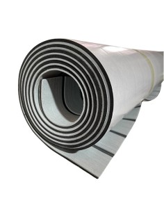 PISO DE GOMA EVA ADHESIVO 240X120X6mm. GRIS/NEGRO