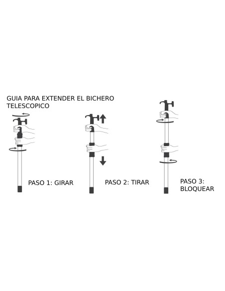 BICHERO TELESCOPICO 74-103cm(MA 005)