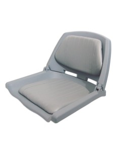 ASIENTO PVC C/TAPIZ GRIS (C12507-G)