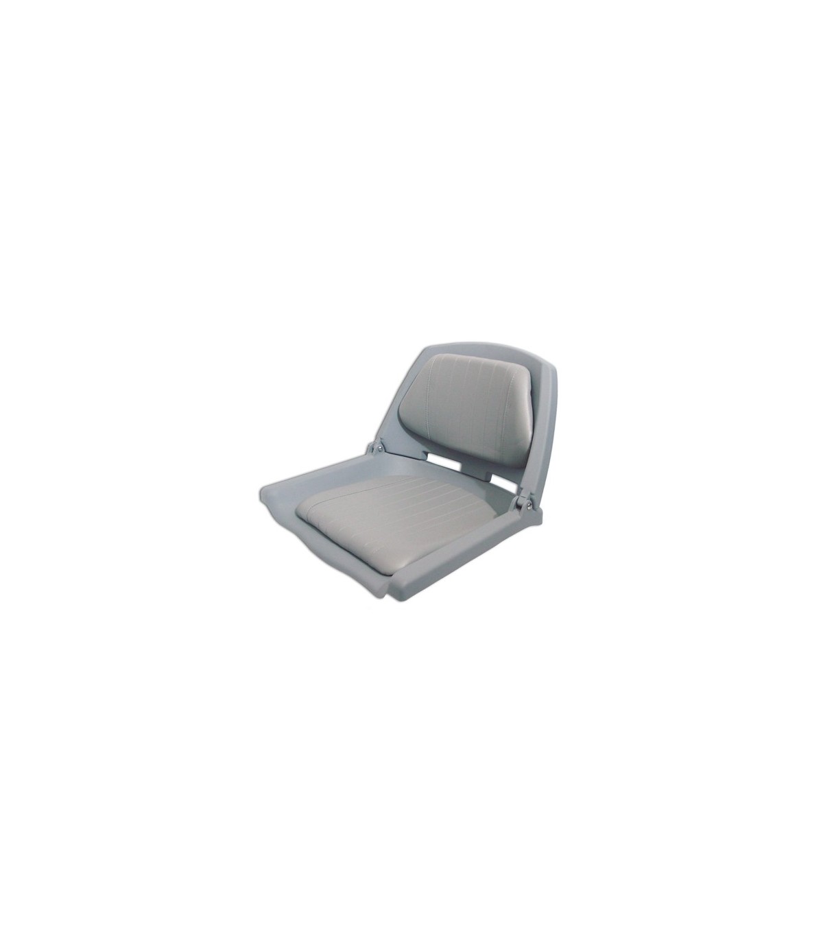 ASIENTO PVC C/TAPIZ GRIS (C12507-G)