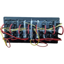 PANEL 7 INTERRUPTORES C/CARG.(C10418)12-24V