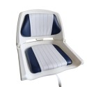 ASIENTO PVC C/ TAPIZ BLANCO/AZUL (C12504-W)