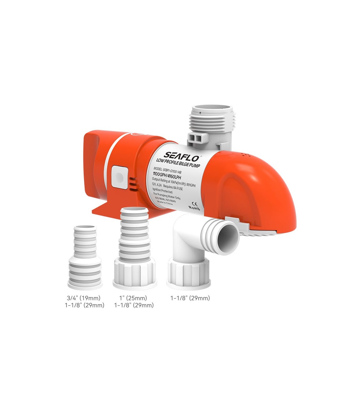 BOMBA SENTINA BAJO PERFIL 800GPH C/AUTOM.(512401)