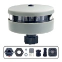 LUZ POPA BLANCA C/BASE 360 MAG.(PIL/TRIPLE A)(434003)