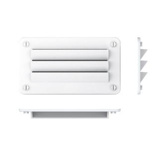 REJILLA VENTILACION 142X79.5mm(552701)BLANCA