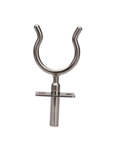 CHUMACERA INOX. EN U C/BASE (70632)