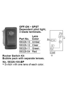 INTERRUPTOR 2P. C/LED VERDE (58328-11-BX)