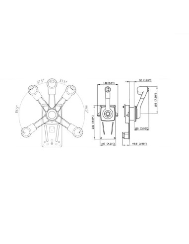 CAJA CONTROL 1 PAL. EMBTDA. C/TRIM B184