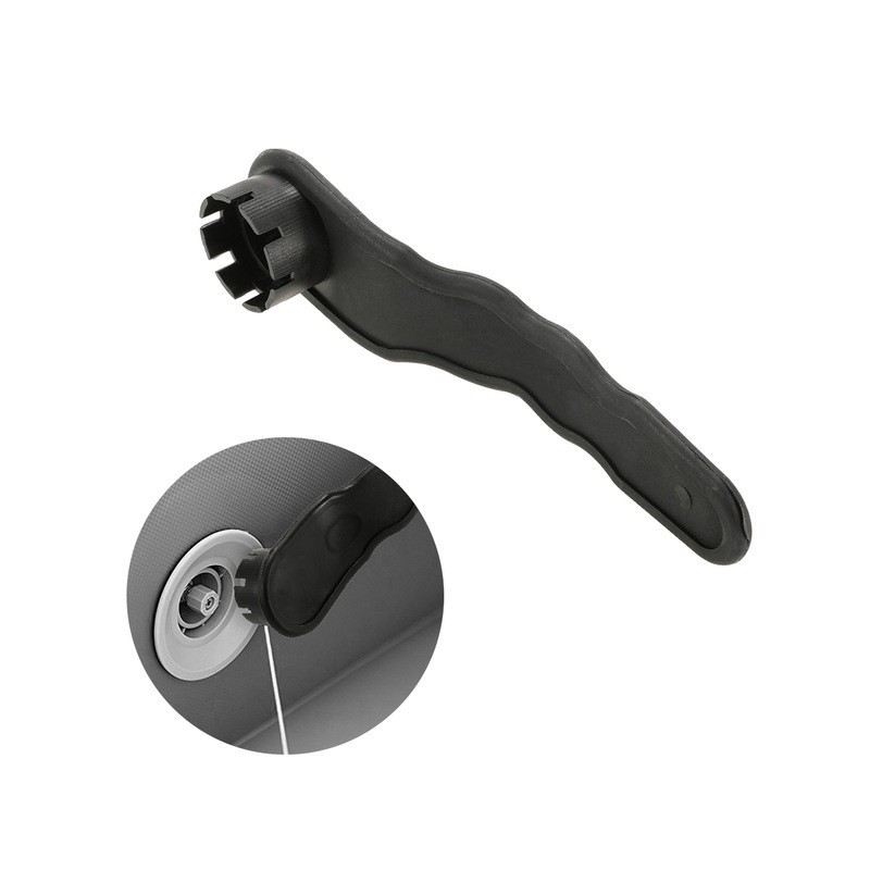 LLAVE VALVULA PLASTICO NEGRA