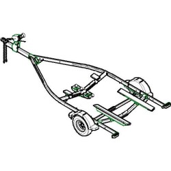 TRAILER G23 GALVANIZADO SLB2314L