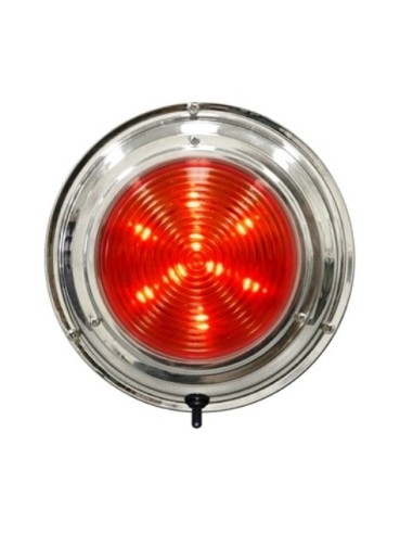 Luz Cabina Led 5 1/2 pulg.BLANCO/ROJO (50023750)