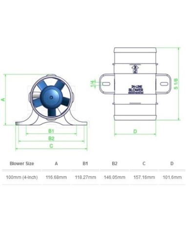 BLOWER 4PULG. (C11605)