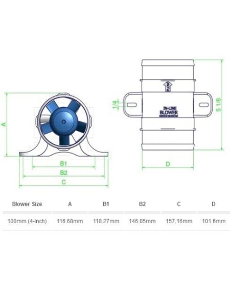 BLOWER 4PULG. (C11605)