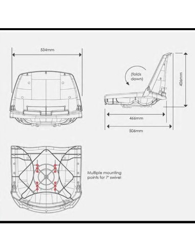 ASIENTO PLEGABLE  (MA 702)