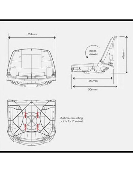 ASIENTO PLEGABLE  (MA 702)
