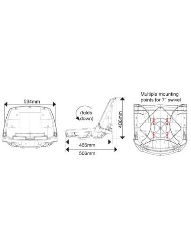 ASIENTO ACOLCHADO GRIS (MA 702-23)