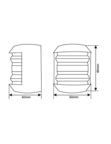 LUZ PROA VERDE 12v -5W (30831)