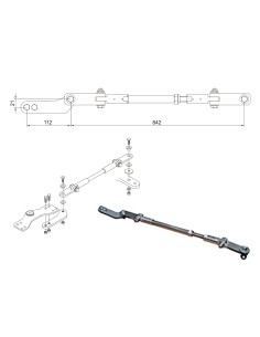 BARRA TANDEM (TBK800S)
