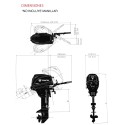 MOTOR TOHATSU MFS 20 HP E EPTL