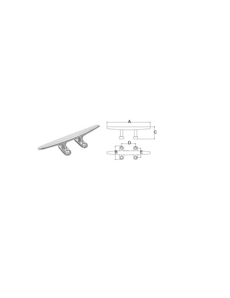 CORNAMUSA ACERO INOX.150mm (210306) CORNAMUSA ACERO INOX.150mm (210306)