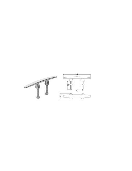 CORNAMUSA ACERO INOX.150mm (210806) CORNAMUSA ACERO INOX.150mm (210806)