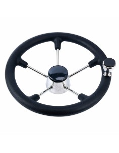 VOLANTE ACERO INOX.FORRADO 13.5´´(610801)