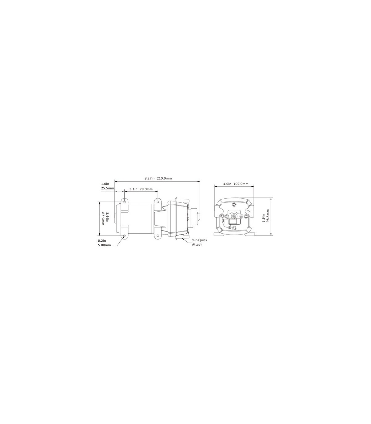 BOMBA DIAFRAGMA 17PSI 12V(510910)